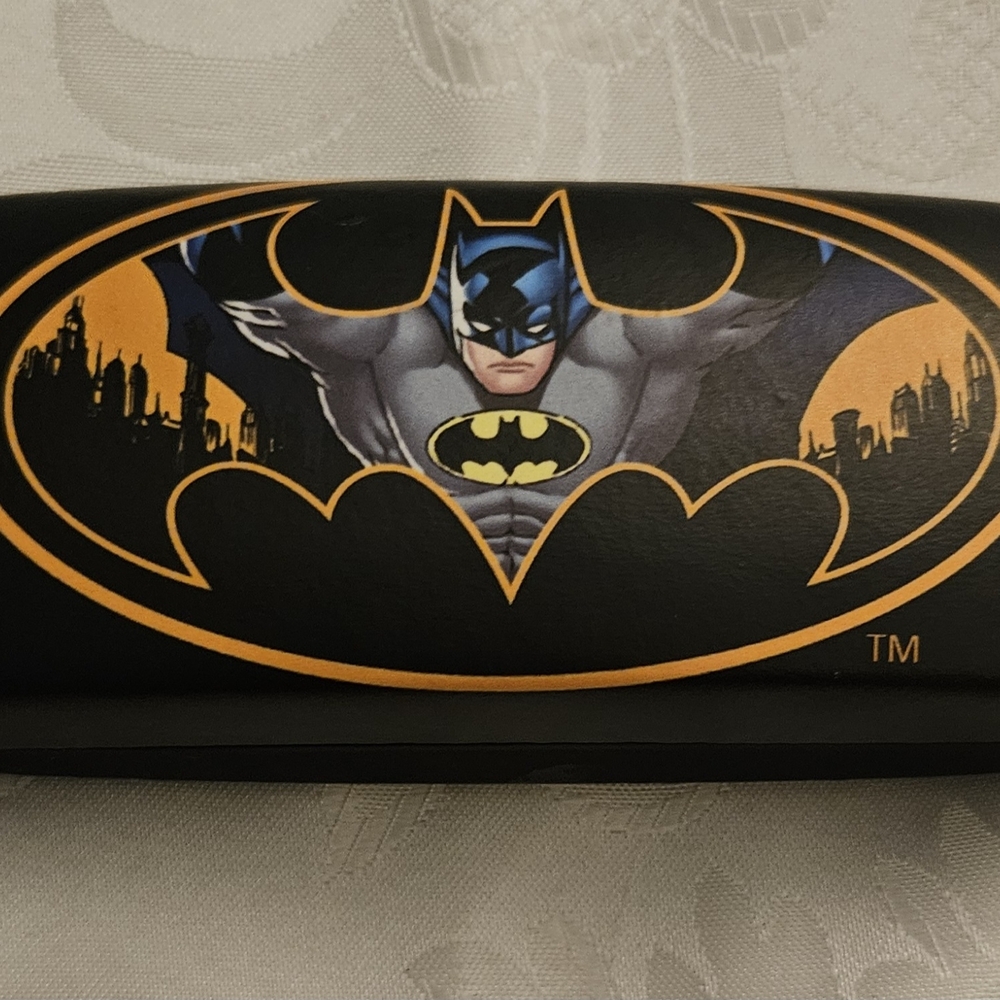 DC Comics Black Batman Eyeglass Case
